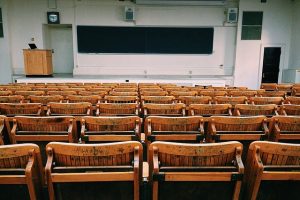 Hörsaal in einer Hochschule